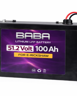 51.2V 100Ah LFP Electric Rickshaw Battery (1 Year Warranty) – Baba Battery