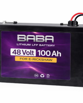 48V 100Ah LFP Electric Rickshaw Battery (1 Year Warranty) – Baba Battery